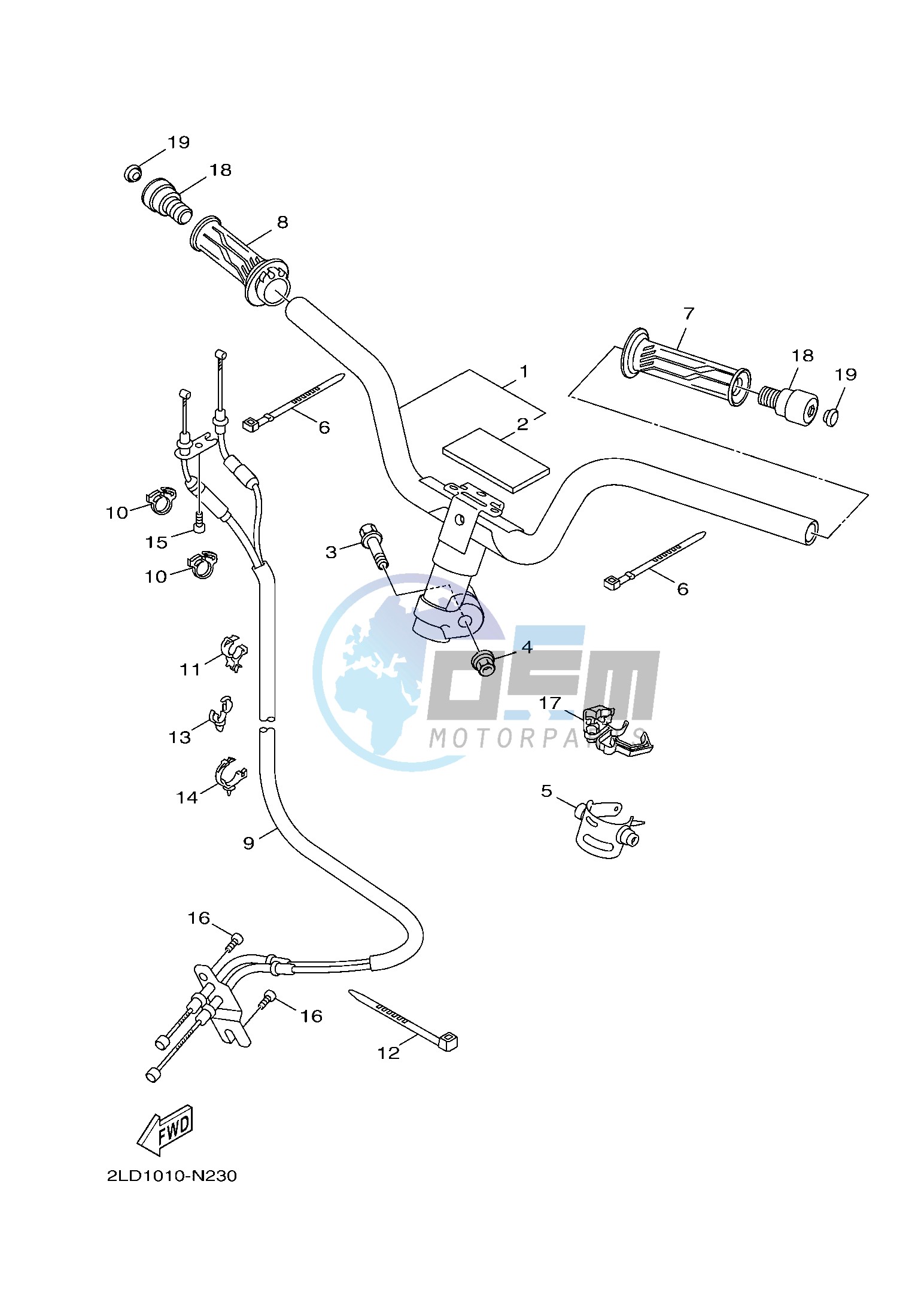 STEERING HANDLE & CABLE