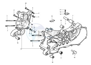 Runner VX-VXR 125-200 125 drawing Crankcase