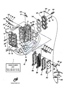 70CE drawing CYLINDER--CRANKCASE