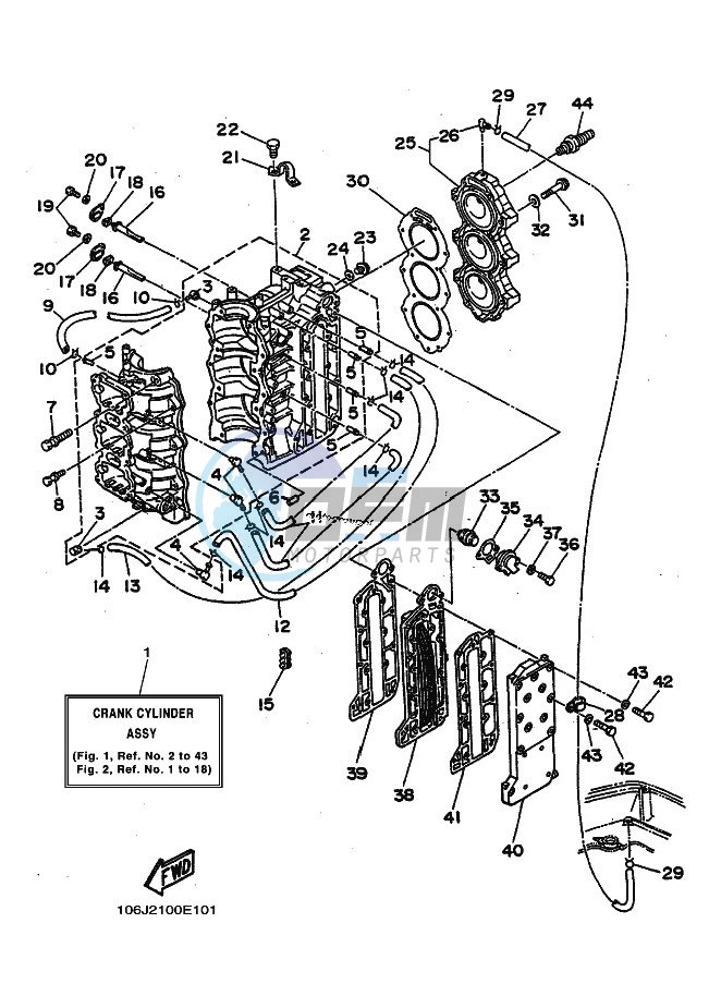 CYLINDER--CRANKCASE