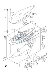 DF 300 drawing Gear Case