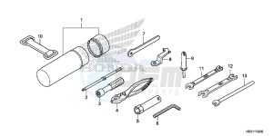 TRX420FE1H Europe Direct - (ED) drawing TOOLS