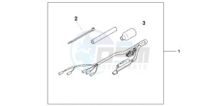 CBR1000RRC drawing GRIP HEATER ATT