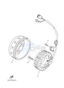 YFM700R YFM7RD RAPTOR 700R (1PE2 1PE3 1PE4) drawing GENERATOR