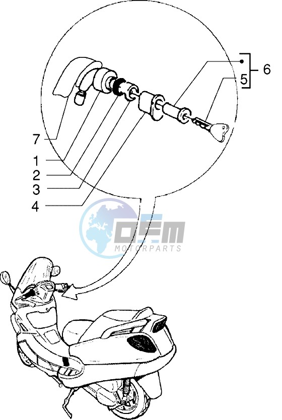 Key operated switch