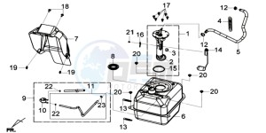 GTS 125I EURO4 SPORT L7 drawing GAS TANK -  PETROL VALVE