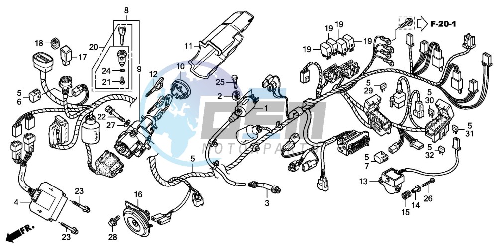 WIRE HARNESS (FES1257/A7)(FES1507/A7)