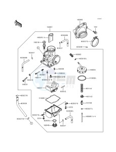 KX 125 J [KX125] (J2) [KX125] drawing CARBURETOR