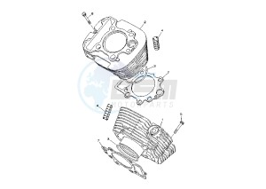 XV DX VIRAGO 535 drawing CYLINDER