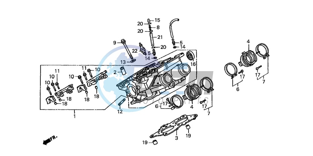 RIGHT CYLINDER HEAD