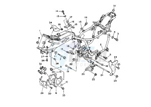 XV VIRAGO 535 drawing FRAME