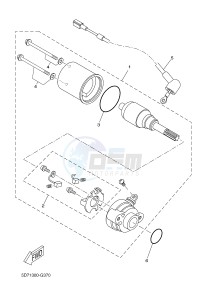 MT125 MT-125 (5D7L 5D7L 5D7L 5D7L) drawing STARTING MOTOR