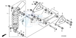 CBR1000RR9 Europe Direct - (ED / MK) drawing REAR CUSHION