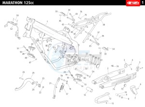 MARATHON-125-BLACK drawing CHASSIS