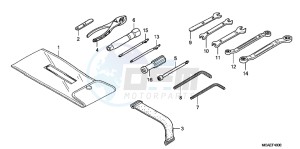 GL1800G GOLDWING 2ED drawing TOOLS