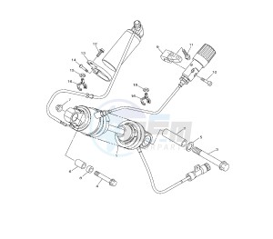 V-MAX 1700 drawing REAR SHOCK ABSORBER