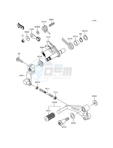 NINJA_250SL BX250AFF XX (EU ME A(FRICA) drawing Gear Change Mechanism