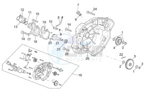 RS 50 Tuono drawing Clutch cover