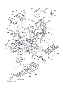 YFM450FWAD YFM45GPXG GRIZZLY 450 EPS (2LCB) drawing FRAME