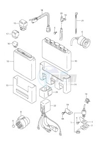 DF 60 drawing Engine Control Unit