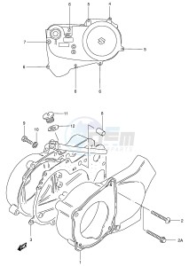 LT50 (P1) drawing CRANKCASE COVER