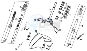 ORBIT 50 2T NAKED drawing HANDLEBAR