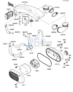 VN 700 A [LTD] (A1) [LTD] drawing AIR CLEANER