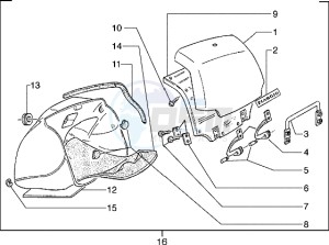 Hexagon 150 EXV1T 150cc drawing Glove compartment