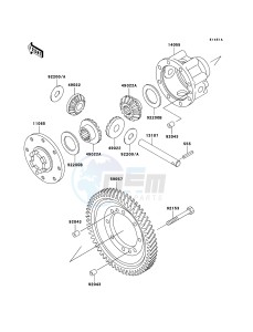 MULE 3000 KAF620-G5 EU drawing Differential