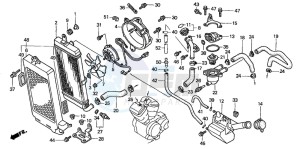 VT750DCA SHADOW SPIRIT drawing RADIATOR