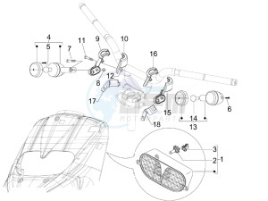 Stalker 50 Naked (UK) UK drawing Head lamp - Turn signal lamps