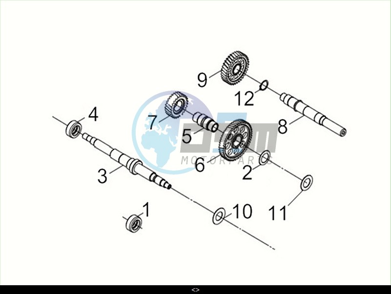 TRANSMISSION / MAXSYM TL 508 (TL50W2-EU) (M2)