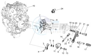 RSV 4 1000 APRC R ABS USA drawing Engine