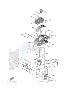 YXE1000EWS YX10ERPLP (B4MR) drawing SHIFT SHAFT