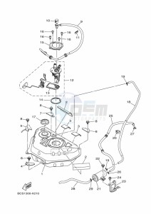 MWS125-C TRICITY 125 (BCS5) drawing FUEL TANK