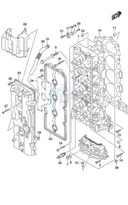 DF 150 drawing Cylinder Head