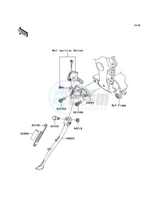 ZZR1400_ABS ZX1400DBF FR GB XX (EU ME A(FRICA) drawing Stand(s)