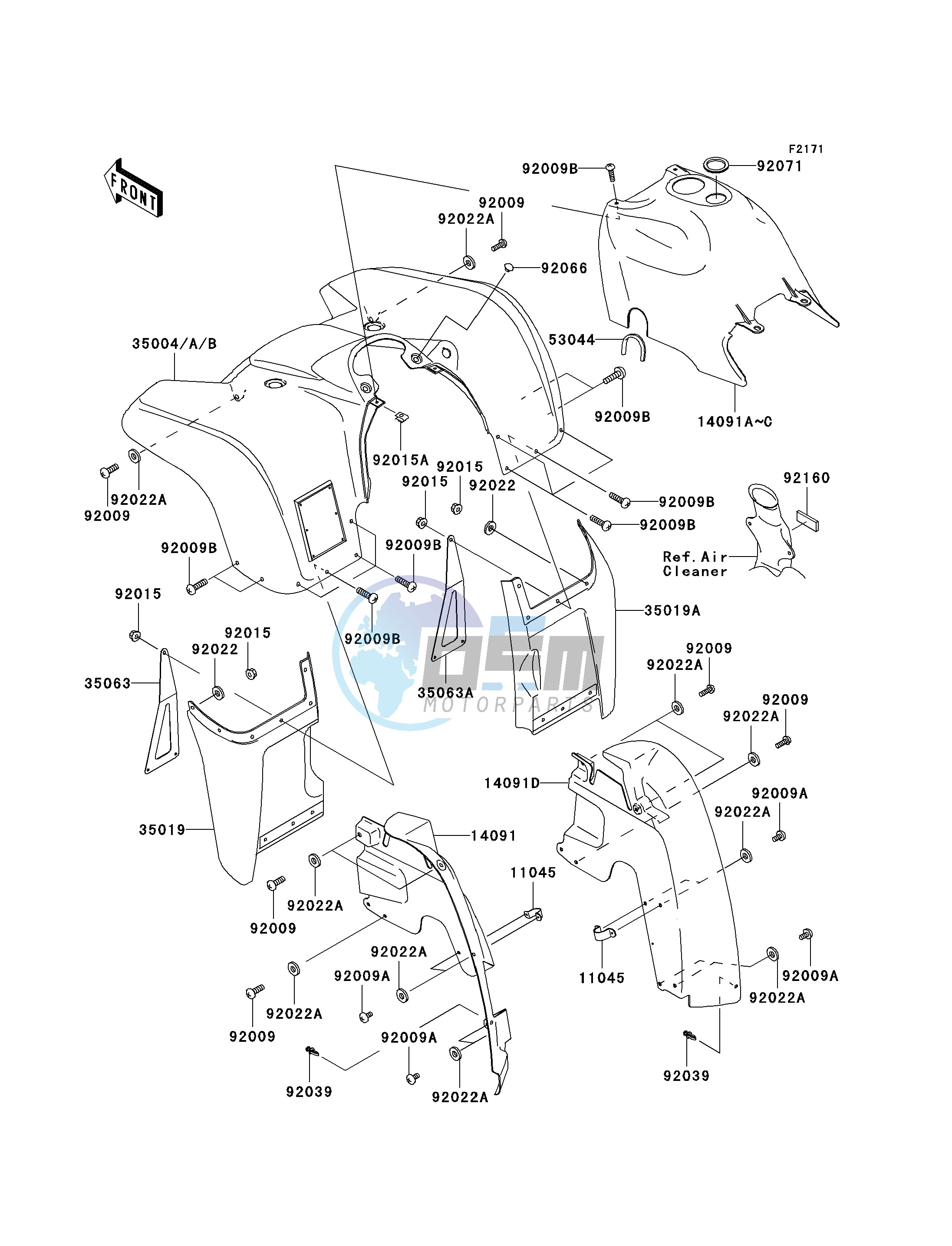 FRONT FENDER-- S- -