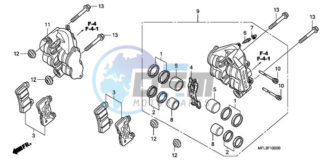 FRONT BRAKE CALIPER