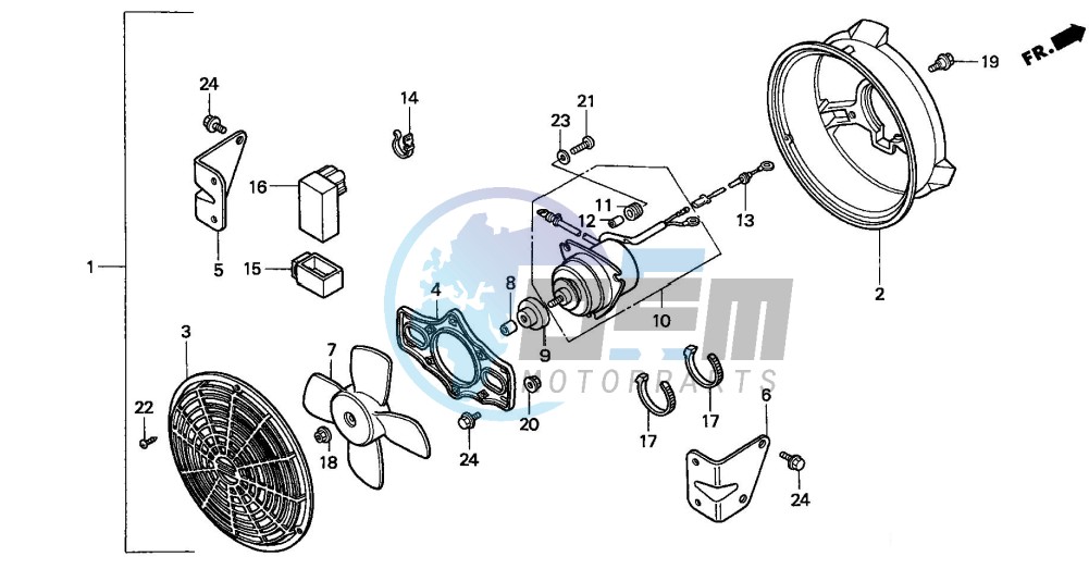 COOLING FAN KIT