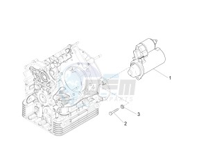 California 1400 Touring ABS 1380 drawing Starter / Electric starter