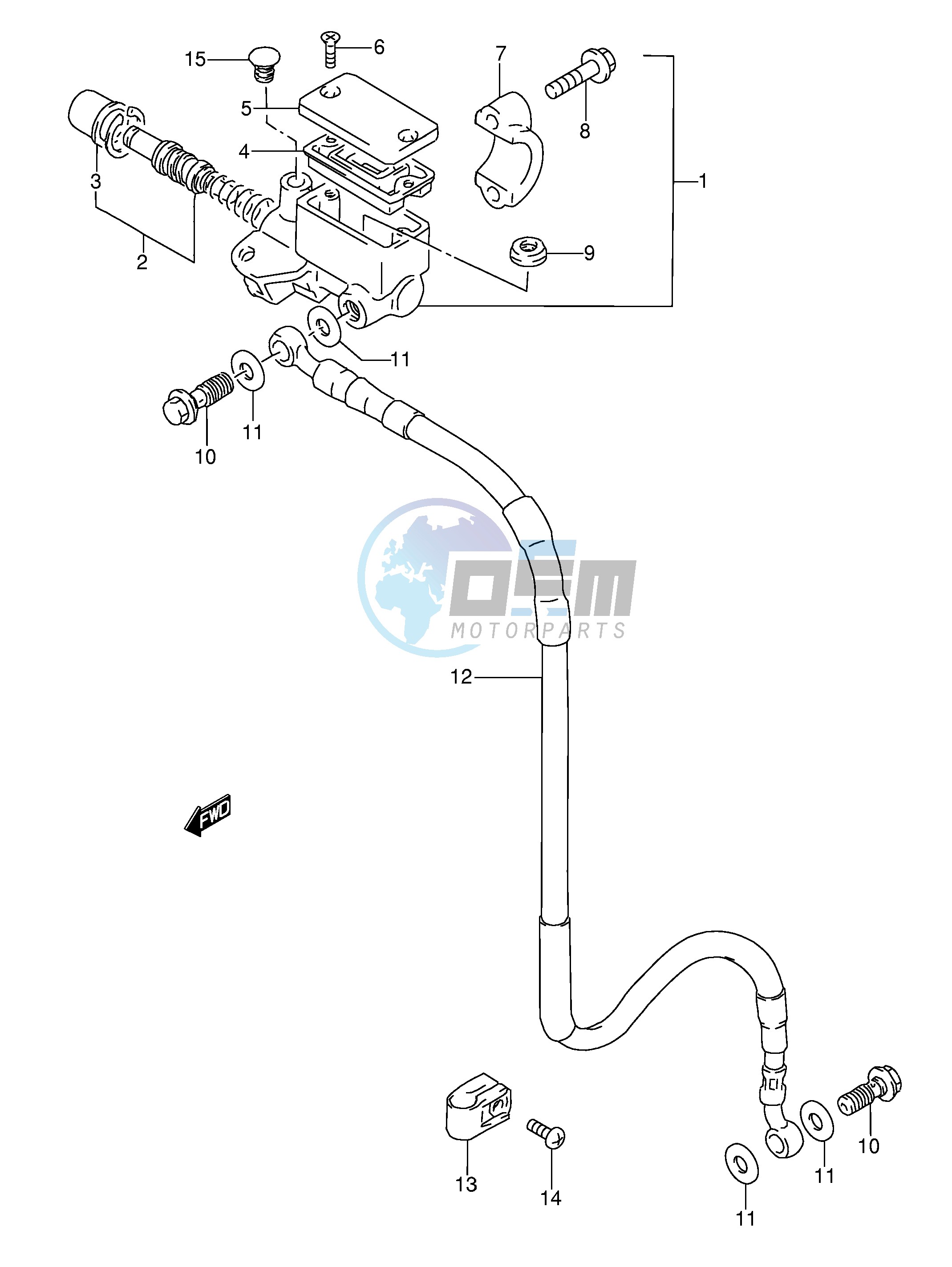 FRONT MASTER CYLINDER