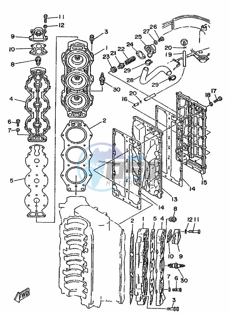 CYLINDER--CRANKCASE