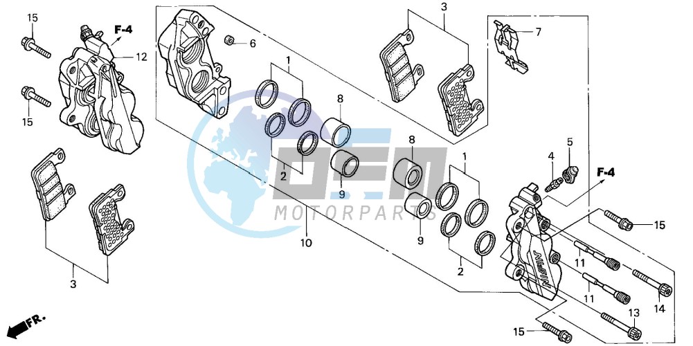 FRONT BRAKE CALIPER