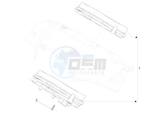 SPRINT 150 4T 3V IGET ABS E4 (NAFTA) drawing Meter combination - Cruscotto