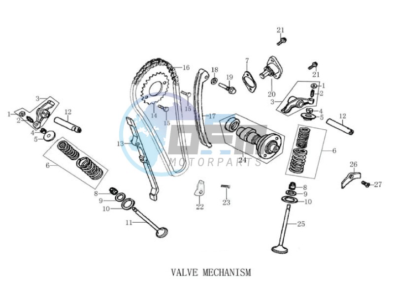 Valve - camshaft