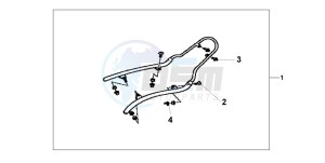 VT600CD2 drawing BACKREST STAY