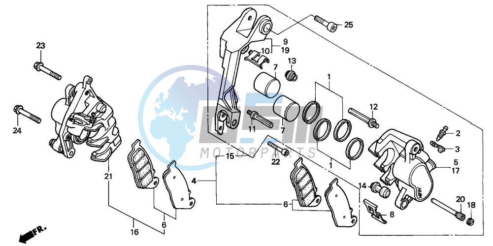 FRONT BRAKE CALIPER