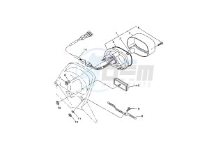 XVS DRAG STAR 650 drawing TAILLIGHT