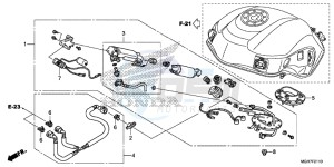 VFR1200XLF CrossTourer - VFR1200X 2ED - (2ED) drawing FUEL PUMP